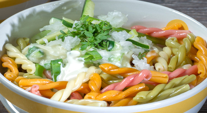 Bunte Gedrehte Grün-Weiß